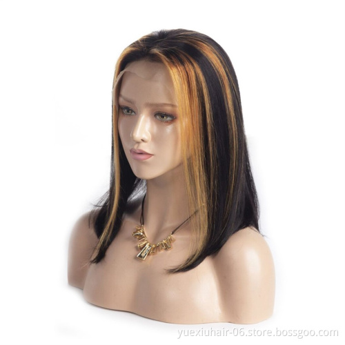 Short BOB Curly Lace Wig Human Hair Bob BaBy Hair Virgin Brazilian Bob Curly Lace Front Wig